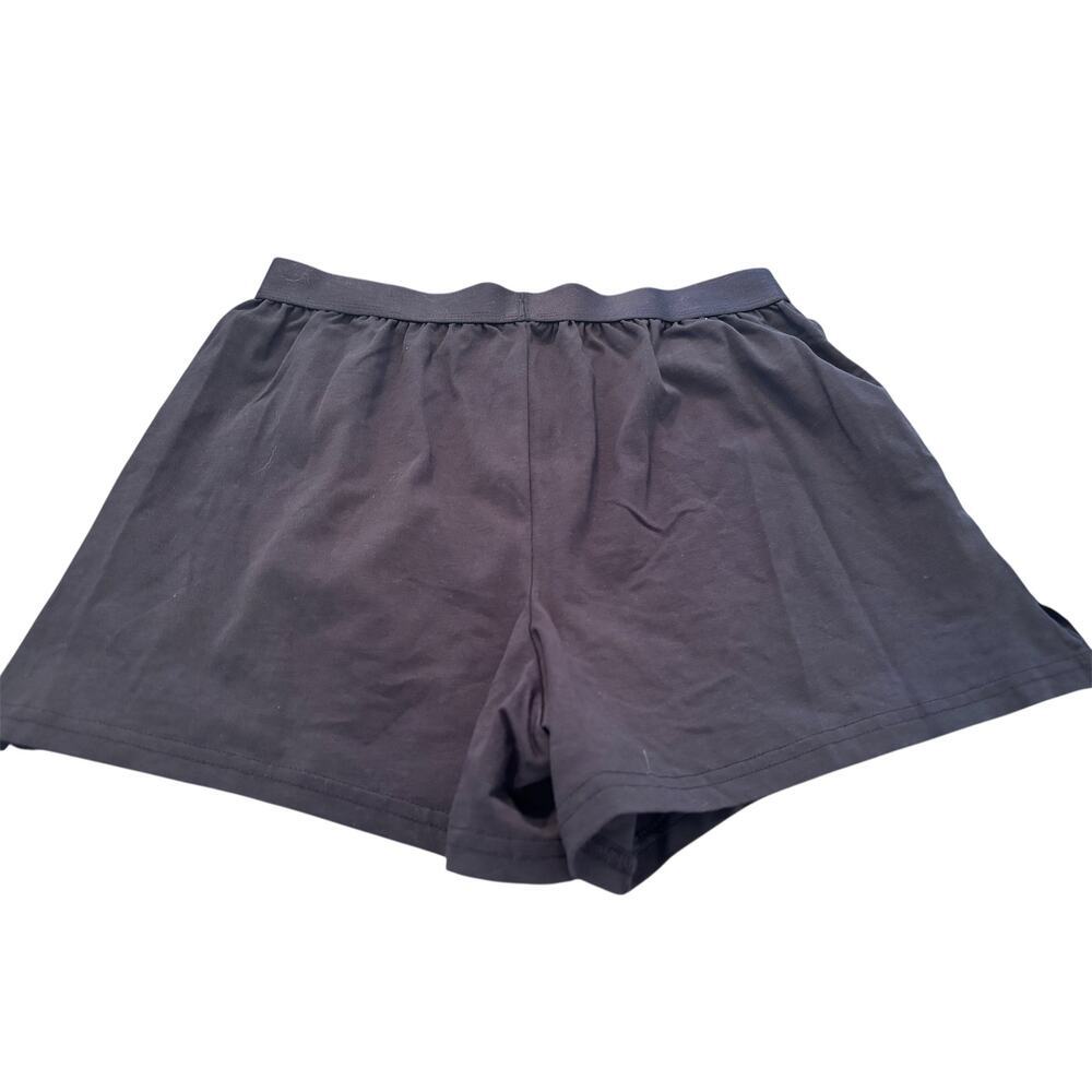 Pact Men's Black Organic Cotton Knit Boxer Size S